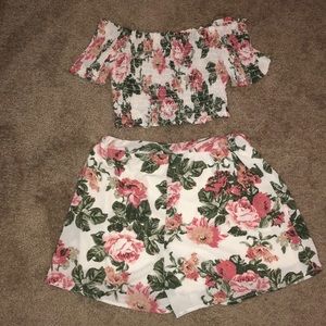 Two piece romper set